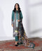 3 Piece - Printed Satin Suit